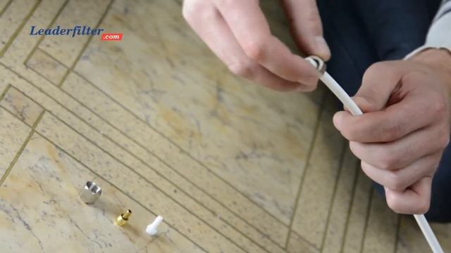 Как установить фильтр для воды Лидер. Инструкция по установке фильтра Leader для воды смотреть онлайн