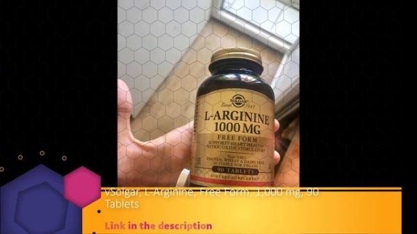 Solgar, L-Arginine, Free Form, 1,000 mg, 90 Tablets