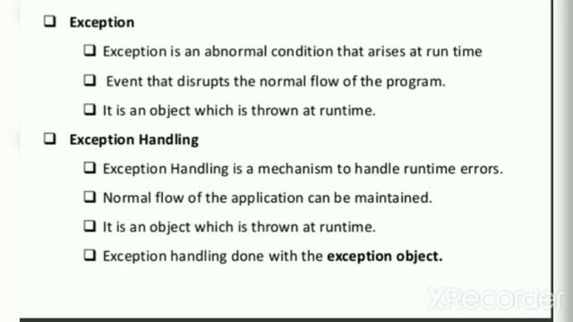 What is exception handling and also exception смотреть онлайн