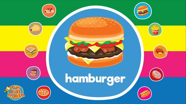 Learn Food Vocabulary _ Video Flash Cards _ ESL for Kids _ Fun Kids English смотреть онлайн