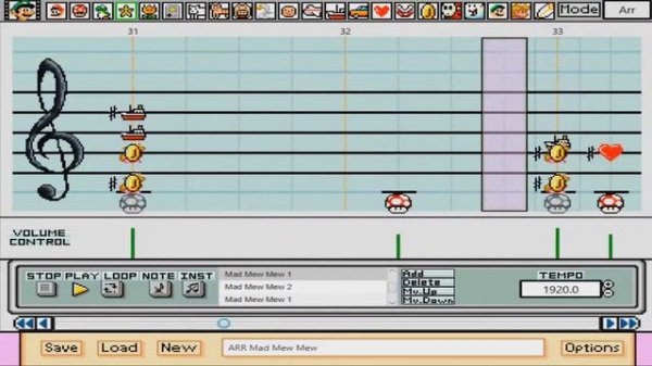 Super Mario Paint: Mad Mew Mew - Undertale