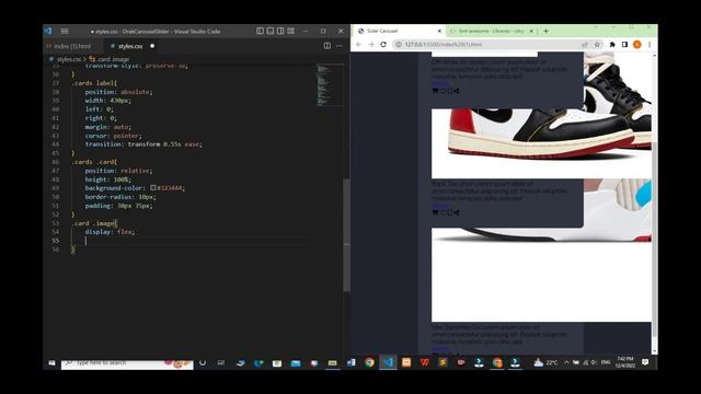 Dark Carousel & Slider Design || Modern Slider Using Css | Carousel for Card Slider or Image Slider смотреть онлайн
