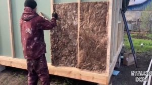 Строительство дачного домика 4х6