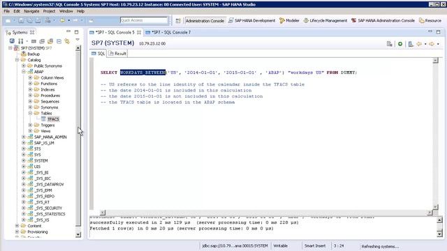 SAP HANA Academy - SQL Functions: WORKDAYS BETWEEN смотреть онлайн
