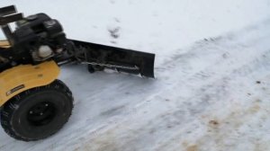 САМ ЧИСТИТ! Ковш - отвал для чистки снега на мотоблок.