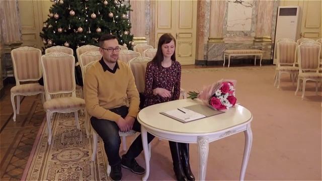 Видеосъёмка торжественной регистрации во Дворце "Малютка" СПб смотреть онлайн