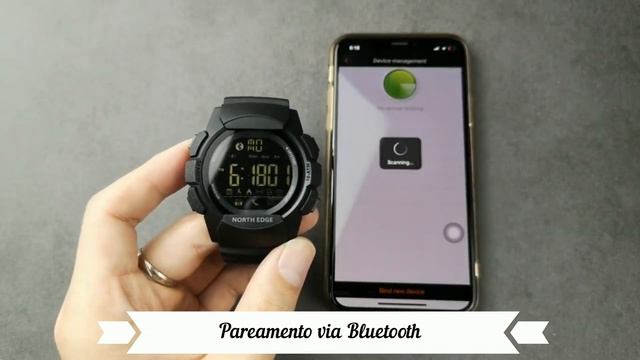 Relógio Digital North Edge AK Para Android & ios смотреть онлайн