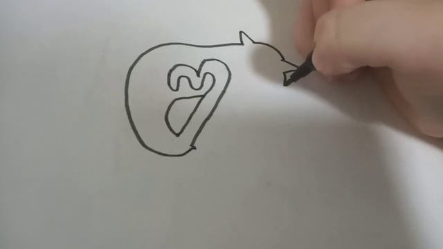 как нарисовать кота (читайте описание) смотреть онлайн