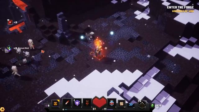 THOR'S HAMMER Destroys the Entire SKELETON INVASION in Minecraft Dungeons! смотреть онлайн