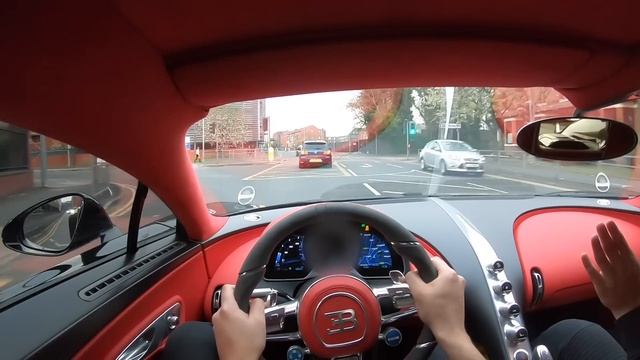 POV DRIVE in my BUGATTI CHIRON through MANCHESTER! смотреть онлайн