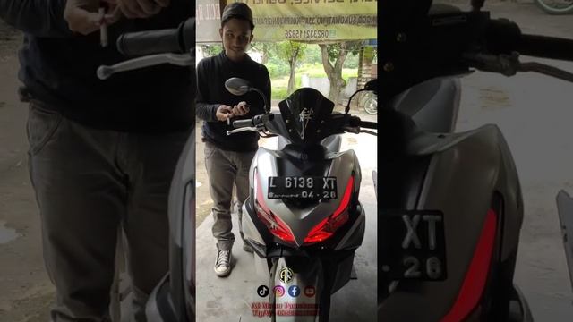 yamaha aerox new 155cc pasang alis rgb смотреть онлайн