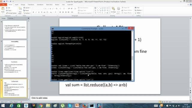 Scala for Spark - map , flatMap and reduce смотреть онлайн