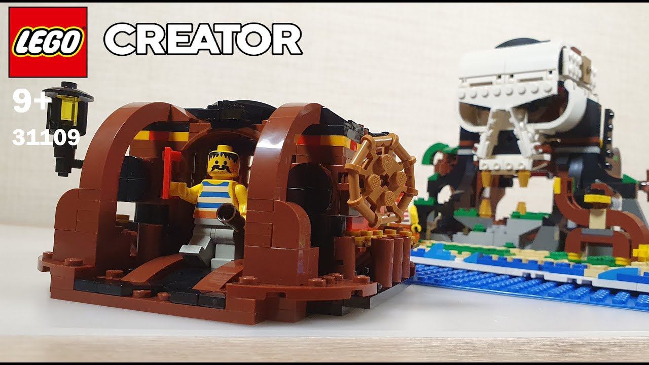 ОСТРОВ ЧЕРЕПА ПЛЮС САМОДЕЛКА! ОБЗОР LEGO 31109 смотреть онлайн
