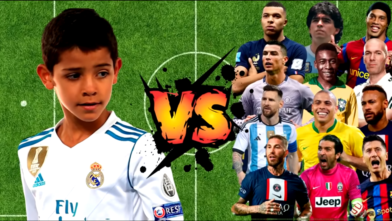 Ronaldo JR vs 50 LEGENDS смотреть онлайн
