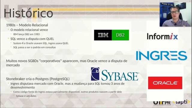 Histórico de Sistemas Gerenciadores de Bancos de Dados смотреть онлайн