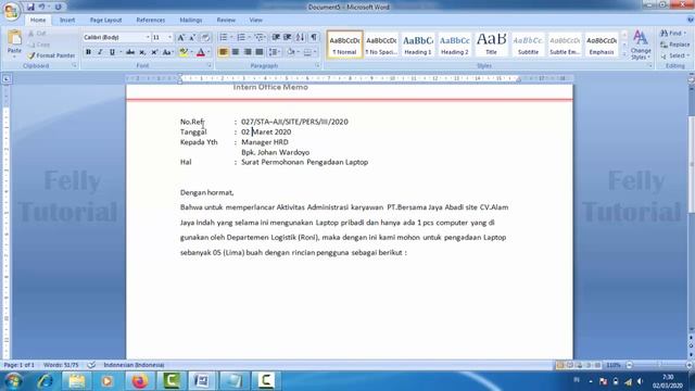 Wajib Bisa TES Kerja Admin WORD supaya Lulus смотреть онлайн