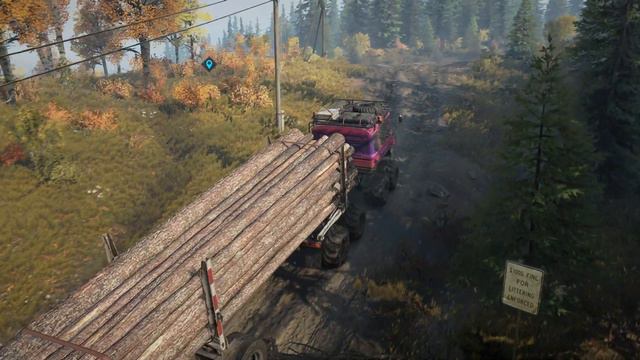 SnowRunner (Длинные бревна к лесопилке Островное Озеро) МИЧИГАН смотреть онлайн