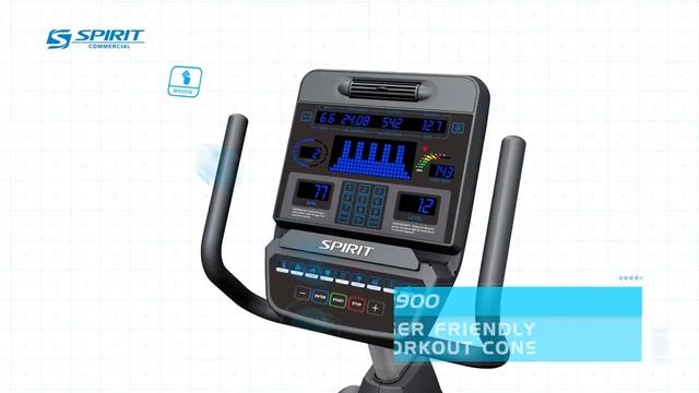 Велотренажер Spirit CR900 смотреть онлайн