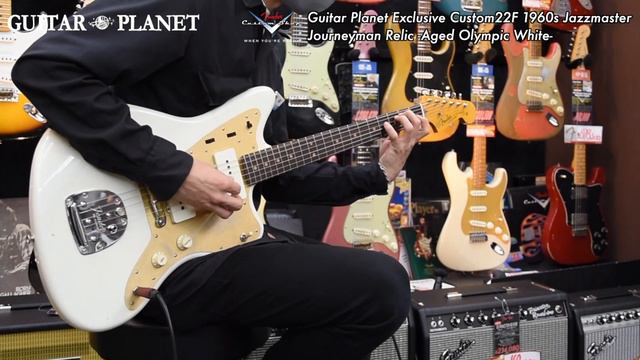 【SOLD】Guitar Planet Exclusive Custom22F 1960s Jazzmaster Journeyman Relic -Aged Olympic White- смотреть онлайн