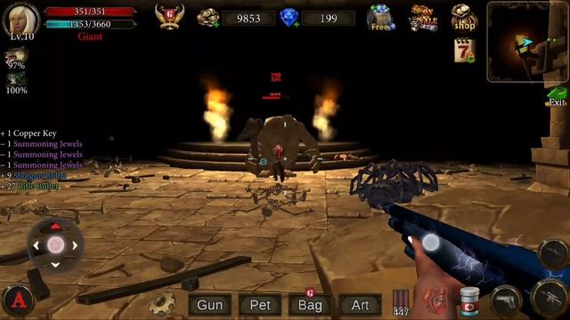 Dungeon Shooter : Dark Temple. A FPS & RPG shooter game V1.4 смотреть онлайн