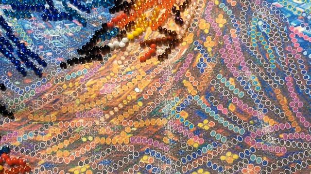 Отчет 2 вышивка бисером, картина Волшебное дерево жизни