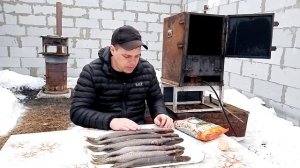 Щука горячего копчения