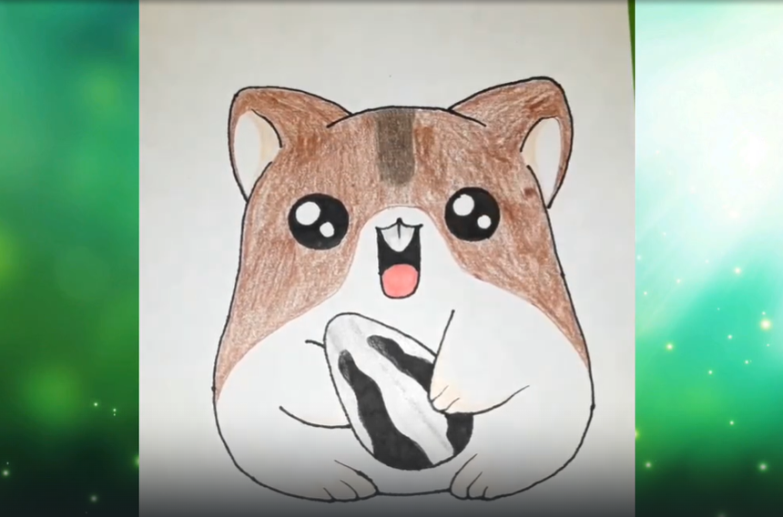 Рисование Хомячка смотреть онлайн