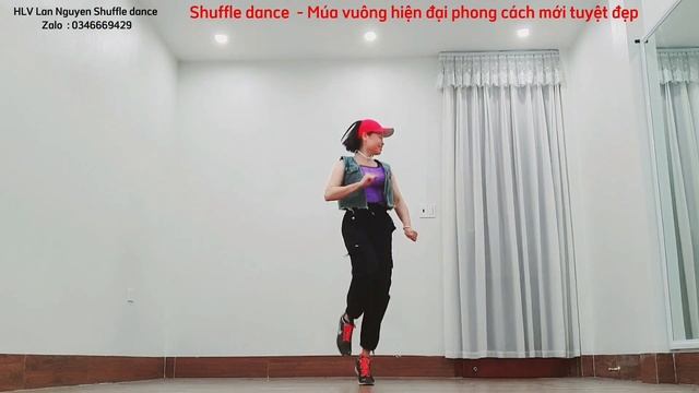 Thời không sai lệch - shuffle - Múa vuông hiện đại 64 bước phong cách mới - HLV Lan Nguyen Shuffle смотреть онлайн