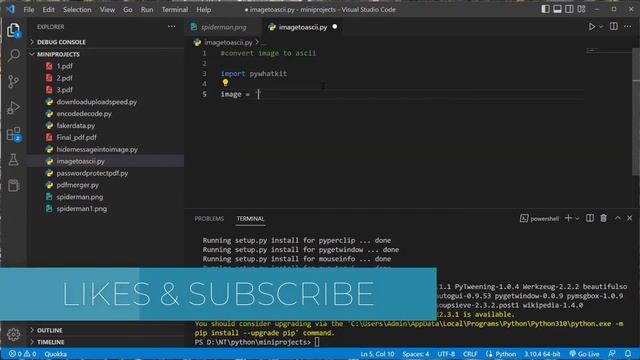 Python - Convert Image to ASCII | Python Beginners | Tutorials смотреть онлайн