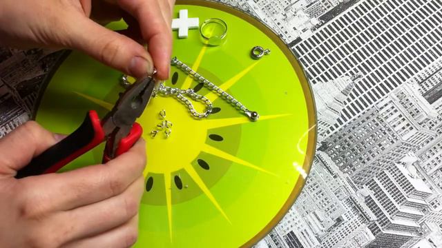 Колье & кольцо из полимерной глины/Nekclace Tutorial Cross смотреть онлайн