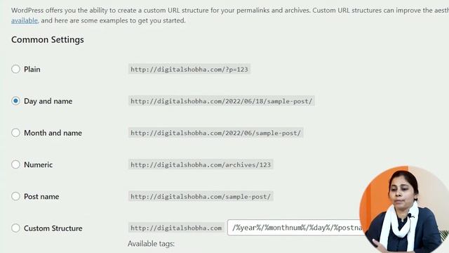 How to Change Post URL in WordPress ( Permalink Settings) | Hindi смотреть онлайн