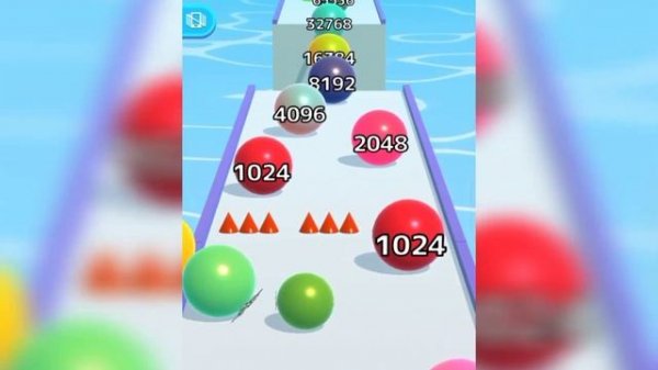 ? Ball run infinity - Ball run 2048 gameplay part 1