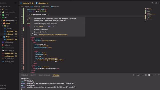 Curtain page animation using Gsap Nextjs смотреть онлайн