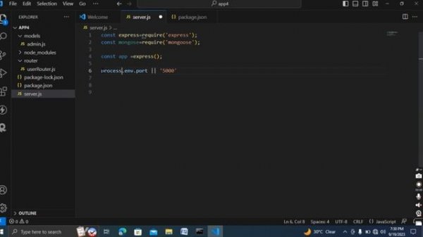 How to create node js Server || Node js server ko kaise start kre ||