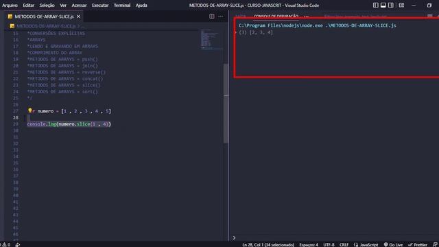 CURSO DE JAVASCRIPT | MÉTODOS DE ARRAYS [ slice ] смотреть онлайн
