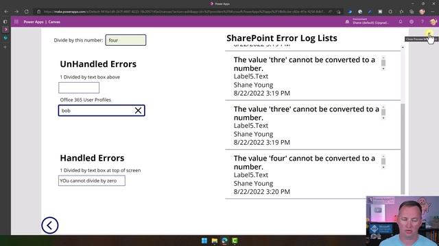 Power Apps OnError to capture, suppress, and report all errors смотреть онлайн