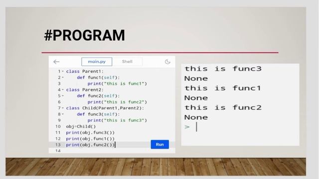 Multiple inheritance in python by Manasa смотреть онлайн