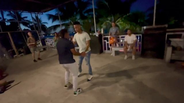 Nina Afrika dance school Cabarete DR "Bachata lesson" смотреть онлайн