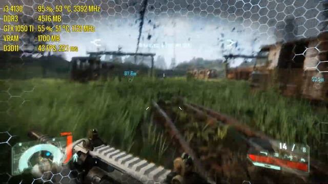 Crysis 3 | i3 4130 + GTX 1050 TI 4GB | 1080p смотреть онлайн