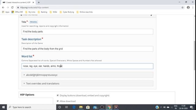 H5P Application | Geeta Gusain | BEd. смотреть онлайн