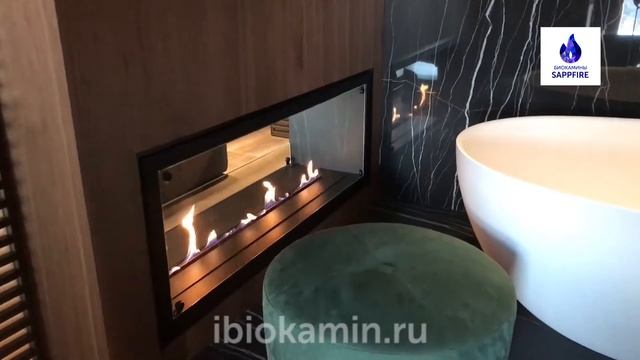 СКВОЗНОЙ БИОКАМИН В ИНТЕРЬЕРЕ. Встраиваемый в нишу | SappFire - Биокамины от производителя смотреть онлайн