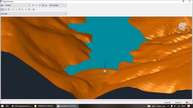 Barragem - Estudo preliminar no AutoCAD Civil 3D 2022 - #autocadcivil смотреть онлайн