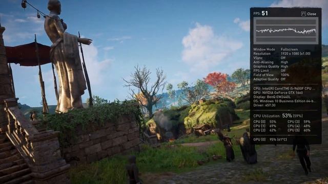 Assassin's Creed Valhalla | GTX 1660 + I5 9400F | All Settings | 1080P смотреть онлайн