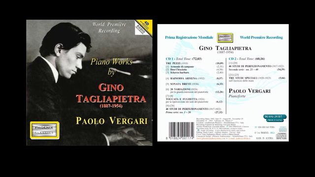 [1] Gino Tagliapietra "Tre pezzi" Armonie di campane, Paolo Vergari piano (Montebelluna, 2003) смотреть онлайн