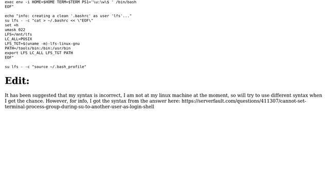 Unix & Linux: bash: cannot set terminal process group (-1): Inappropriate ioctl for device смотреть онлайн