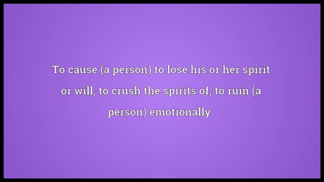 Break Meaning смотреть онлайн