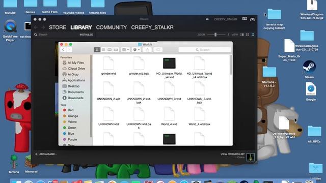 How to Download and Install Maps for Terraria 1.3 on Mac