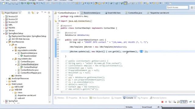 Spring MVC Tuorials -13 Spring MVC and JDBC | Spring And JDBC Example !! смотреть онлайн
