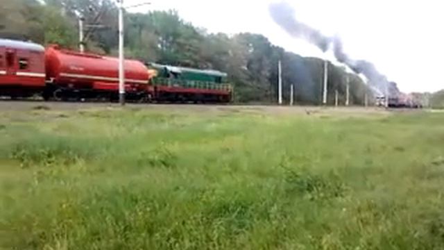 Пожар на электричке смотреть онлайн