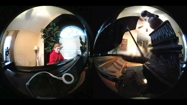 360 video! Blake plays Fur Elise on a grand piano in 360! смотреть онлайн